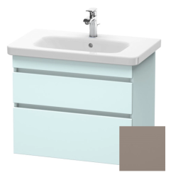 Тумба/шкафчик для консоли/столешницы Duravit DuraStyle под раковину 80х54,8х51,2 см, подвесная, ДСП, цвет: светло-голубой/базальт, 2 выдвижных ящика, прямоугольная