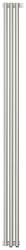 Радиатор отопления Сунержа Эстет-00 EU50 1800х135 3 секции, нижнее подключение, нержавеющая сталь, трубчатый