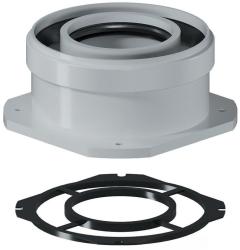 Адаптер вертикальный Okseler конденсационный с прокладкой D60/100 (Immergas)