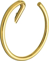 Полотенцедержатель Deante Silia, кольцо, настенный, форма круглая, латунь, для полотенец в ванную/туалет/душевую кабину, цвет золото