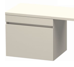 Тумба/шкафчик для консоли/столешницы Duravit DuraStyle под раковину 60х47,8х51,2 см, подвесная, ДСП, цвет: серо-коричневый, 1 выдвижной ящик, прямоугольная