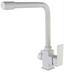 Смеситель для кухни/мойки VIEIR, с подключением под фильтр, однорычажный, поворотный, биканальный, керамический, длина излива 258 мм, нержавеющая сталь, цвет светло-бежевый