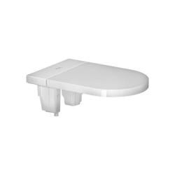 Крышка-сиденье Duravit SensoWash Starck f для унитаза с функцией биде, с микролифтом, дюропласт, с подсветкой, с подогревом, цвет: белый, электронное, размер 37,8х57,3х21,8 см
