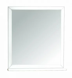 Зеркало Loranto Пандора, 80х92 см, без подсветки, прямоугольное, цвет: белое серебро, для ванны, навесное/подвесное/настенное