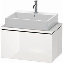 Тумба под раковину для консоли/столешницы Duravit L-Cube 72х47,7х40 см, подвесная, ДСП, цвет: белый глянец, 1 выдвижной ящик, прямоугольная