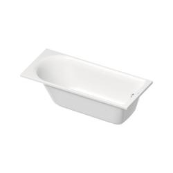 Ванна Duravit D-Neo 170х75 см встраиваемая, акриловая, цвет: белый, (без гидромассажа, ножек, сифона, фронтальной панели), прямоугольная, с одним наклоном для спины