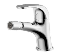 Смеситель для биде Bravat Fit, однорычажный, неповоротный, длина 152 мм, керамический картридж, латунь, цвет хром