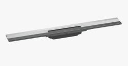 Решетка Hansgrohe RainDrain Flex 70, для пристенного монтажа, для душевого трапа, укорачиваемый, 70х7,6 см, цвет хром, для душа в пол, нержавеющая сталь, прямоугольная