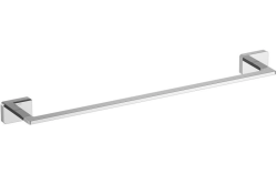 Полотенцедержатель Aquatek Либра одинарный, 450 мм настенный, неповоротный, нержавеющая сталь/латунь, для полотенец в ванную/туалет/душевую кабину, цвет хром