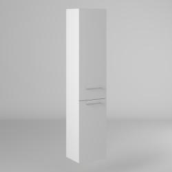 Пенал Briz Валенсия 35, 35х30х165 см, подвесной, (правый/левый/универсальный), 2 распашные дверцы, цвет белый глянцевый, в ванную комнату, правосторонний/левосторонний/универсальный