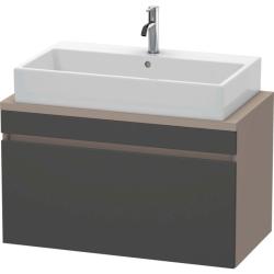Тумба под раковину для консоли/столешницы Duravit DuraStyle 90х54,8х51,2 см, подвесная, ДСП, цвет: графит/базальт, 1 выдвижной ящик, прямоугольная