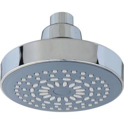 Верхний душ Melodia Standard Middle круглая, d110 мм серый/хром, ABS-пластик, тропический душ, для душа/ванной MKP20598С