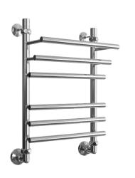 Полотенцесушитель Двин F Primo 60/40, водяной (1"-3/4"-1/2" К1  Полированный), универсальное подключение, нержавеющая сталь, настенный, форма лесенка, цвет хром, к отоплению и ГВС, для отопления, обогрева в ванной