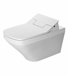 Крышка-сиденье Duravit SensoWash Slim для унитаза с функцией биде, с микролифтом, быстросъемное, дюропласт, с подсветкой, цвет: белый, электронное, размер 37,5х54х10,6 см