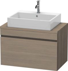 Тумба под раковину для консоли/столешницы Duravit DuraStyle 80х47,8х51,2 см, подвесная, ДСП, цвет: дуб терра, 1 выдвижной ящик, прямоугольная