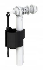 Впускной клапан KK-POL ZN5 боковой подвод воды 1/2" нр. штуцер пластик, для пластиковых и керамических бачков, заливной механизм