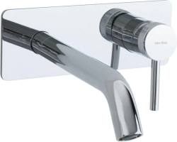 Смеситель для раковины/умывальника Allen Brau Priority встраиваемый, однорычажный, неповоротный, латунь, длина излива 261 мм, керамический, цвет хром