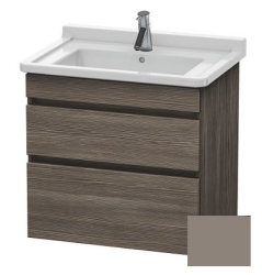 Тумба/шкафчик для консоли/столешницы Duravit DuraStyle под раковину 30х47,8х51,2 см, подвесная, ДСП, цвет: сосна терра/базальт, 2 выдвижных ящика, прямоугольная