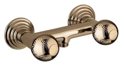 Смеситель для душа Cezares Olimp, настенный, двухвентильный, без излива, керамический, латунь, цвет бронза