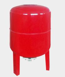 Бак расширительный 50 л (красный) AQUALINK на ножках, на пол, вертикальный, мембранный, напольный, для воды, антифриза, системы водяного отопления закрытого типа, нижнее подключение 1"