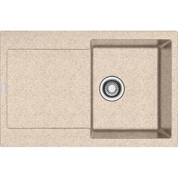 Мойка кухонная Franke MARIS MRG 611-78, 78х50 см, врезная, искусственный гранит (Fragranite+), прямоугольная, цвет бежевый, без отверстия под смеситель, с крылом, оборачиваемая
