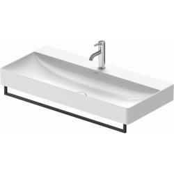 Полотенцедержатель DURAVIT DuraSquare для раковины, одинарный, на раковину, неповоротный, 94,1 см, металлический, форма квадратная, для полотенец, в ванную/туалет, цвет матовый черный, для умывальника