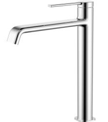 Смеситель для раковины/умывальника Azario VINCENTE, однорычажный, неповоротный, керамический картридж, высокий, длина излива 205 мм, латунь, цвет хром