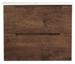 Тумба под раковину BelBagno Etna 39, 71х39х51,5 см, подвесная, 2 выкатных ящика, МДФ, цвет: темный дуб, шкафчик навесной, механизм доводчика, прямоугольнаяТумба под раковину BelBagno Etna 39, 71х39х51,5 см, подвесная, 2 выкатных ящика, МДФ, цвет: темный д