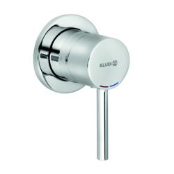 Смеситель для душа Kludi Bozz, встраиваемый, однорычажный, без излива, керамический, латунь, цвет хром