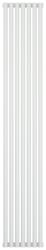 Радиатор отопления Сунержа Эстет-00 1800х315 7 секций, цвет матовый белый, универсальное подключение, нержавеющая сталь, трубчатый
