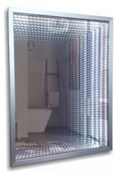 Зеркало Silver Мirrors Торманс, 80х60 см, с LED/ЛЕД-подсветкой, тунельное, прямоугольное, выключатель бесконтактный, для ванны
