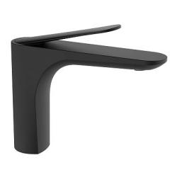 Смеситель для раковины/умывальника Raglo R21.10.06 однорычажный, неповоротный, фиксированный, излив длина 148 мм высота 129 мм латунь, цвет черный