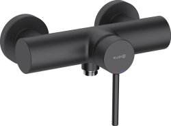 Смеситель для ванны/душа KLUDI BOZZ настенный, однорычажный, без излива, латунь, цвет черный матовый