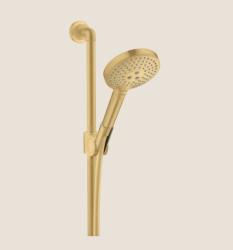 Душевой гарнитур Axor Citterio 3jet, высота 96,9 см, комплект: душевая штанга/ручной душ 120/душевой шланг/ползунок, цвет: шлифованное золото, внешнего монтажа, настенный, для душа/ванной