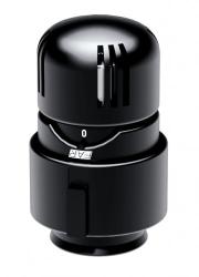 Термостатическая головка FAR цвет черная-глянцевая, для отопления, 7°÷28°C