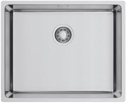 Мойка кухонная Omoikiri Tadzava 54-U/I Ultra 15-IN, 54х44 см, врезная, из нержавеющей стали, прямоугольная, цвет нержавеющая сталь, без отверстия под смеситель, без крыла, слив-перелив