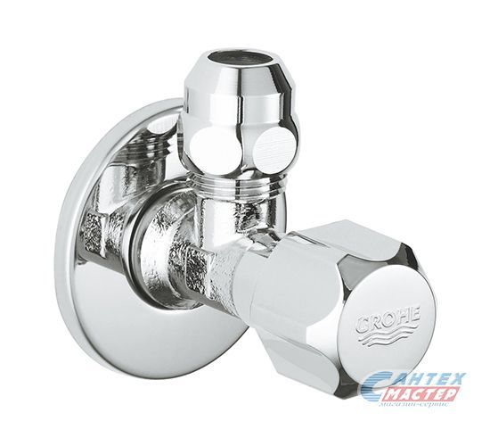 Вентиль для смесителя Grohe 1/2″-3/8″ угловой хром 2201700M