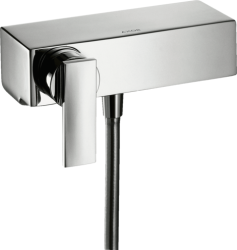 Смеситель для душа Axor Citterio, однорычажный, с рычаговой рукояткой, керамический, настенный, внешнего/наружнего монтажа, без излива, без шланга/лейки, латунь, цвет хром, для душа/ванной