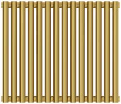 Радиатор отопления Сунержа Эстет-00 500х630 14 секций, цвет золото, универсальное подключение, нержавеющая сталь, трубчатый