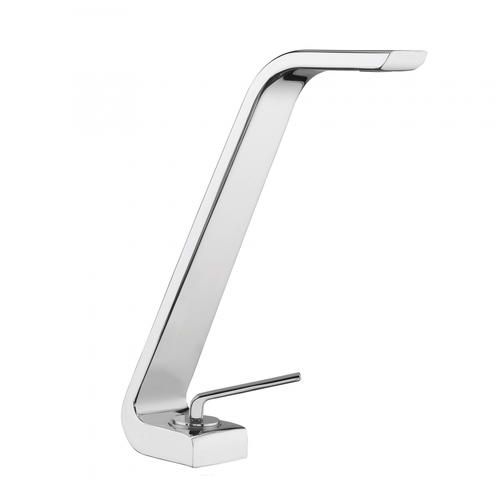 Смеситель для раковины Webert Wolo однорычажный, высокий, неповоротный, длина 151 мм, латунь, цвет хром