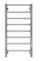 Полотенцесушитель 400х850 Terminus Евромикс quick touch П8 электрический, 115 Вт, подключение нижнее левое, с вилкой, нержавеющая сталь