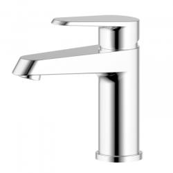 Смеситель для раковины/умывальника Azario CASTELO однорычажный, керамический картридж, неповоротный, длина излива 111 мм, латунь, цвет хром