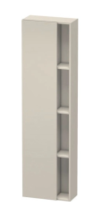 Пенал Duravit DuraStyle, 50x24x180 см, подвесной, (левый), с дверцей, с закрытыми/открытыми полками, цвет: серо-коричневый, в ванную комнату