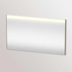 Зеркало Duravit Brioso, 122х70х4,5 см с LED/ЛЕД-подсветкой, прямоугольное, подвесное/настенное, цвет рамы: базальт, сенсорный выключатель, диммер, для ванной