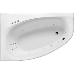 Ванна Excellent Kameleon SMART, 170х110 см, акриловая, цвет- белый/хром, (с гидромассажем), с каркасом, асимметричная, левосторонняя, левая, приставная/встраиваемая