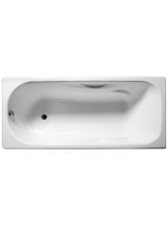Ванна Wotte Comfort 170х75 см чугунная цвет белый без ручек/ножек, прямоугольная, пристенная