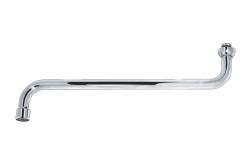 Излив Варион S-образный 300-330 мм латунный, цвет хром 6030930