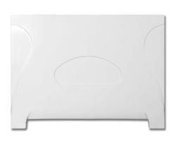 Панель боковая Эстет Альфа 80 см, для ванны, литьевой мрамор, цвет: белый матовый, (экран для ванны) прямоугольный, торцевая панель, универсальная