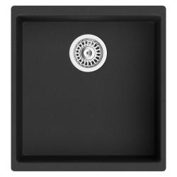 Мойка TopZero серия TopGran, 460х430 см, подстольная, из гранита, прямоугольная, цвет Cosmos, отверстие под смеситель, слив-перелив, для кухни