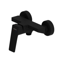 Смеситель для душа Damixa Merkur однорычажный, керамический, настенный, без излива/шланга/лейки, латунь, цвет черный